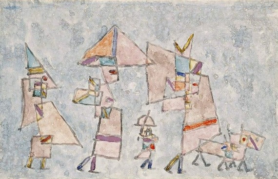 Procházka na Východě (Spazier Gang im Orient) - Paul Klee