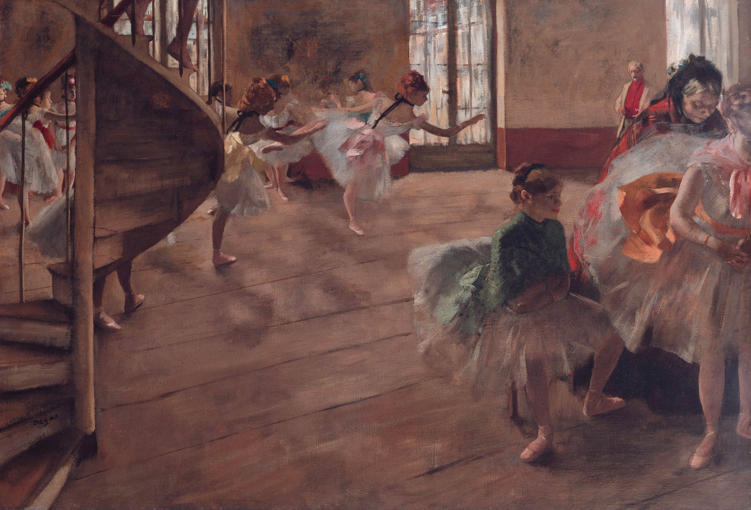 Baletní repríza - Edgar Degas
