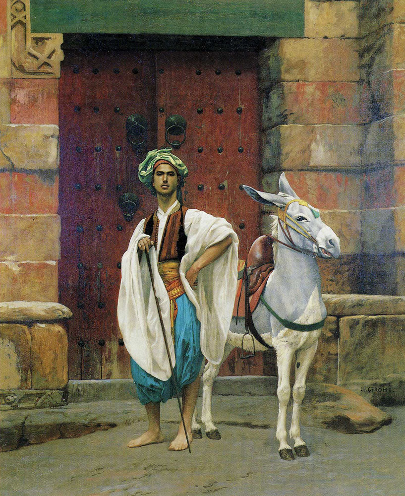 Saïs a její osel - Jean-Léon Gérôme
