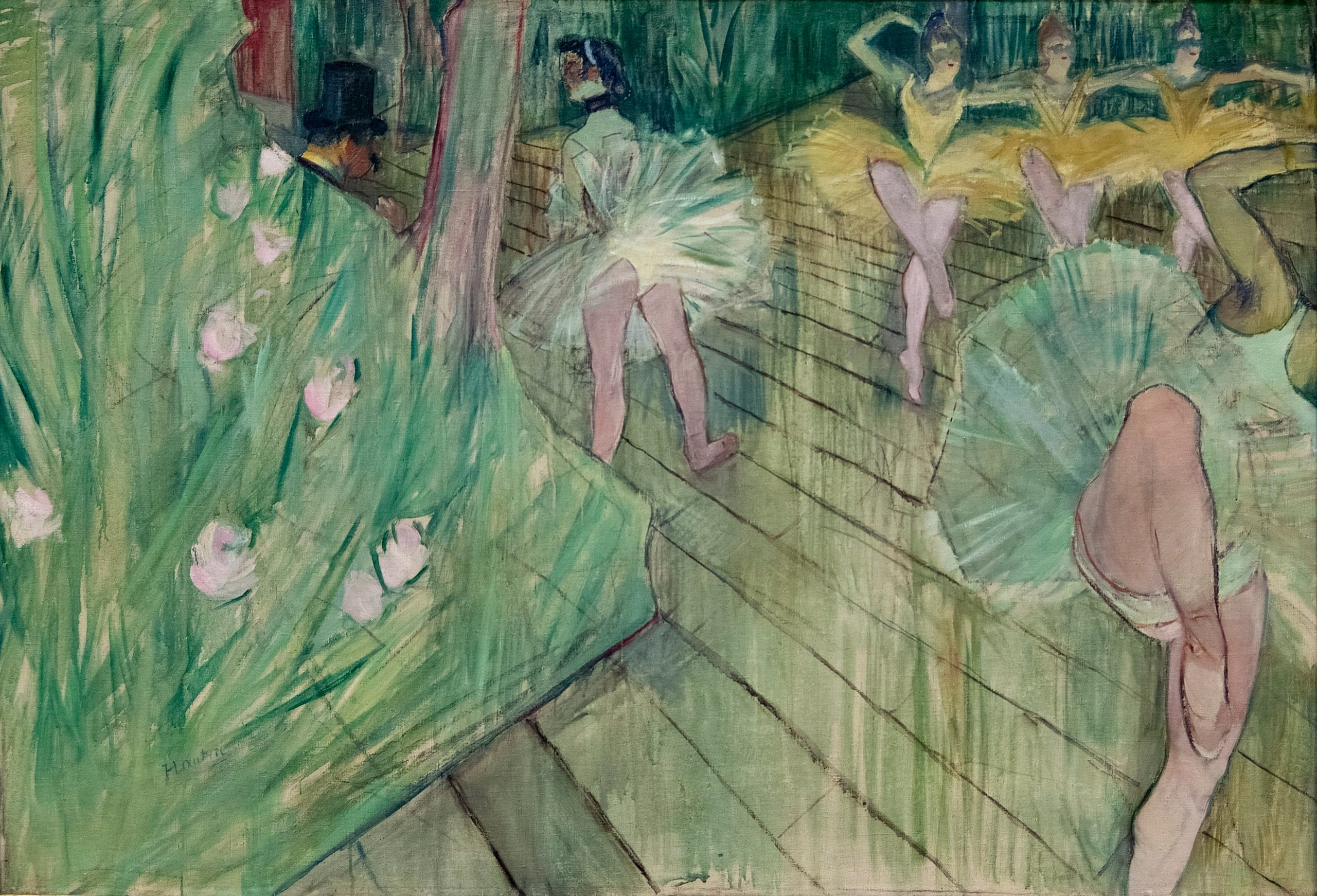 Reproduction du tableau « Scène de ballet - Henri de Toulouse-Lautrec » par Alpha Reproduction en peinture à l’huile