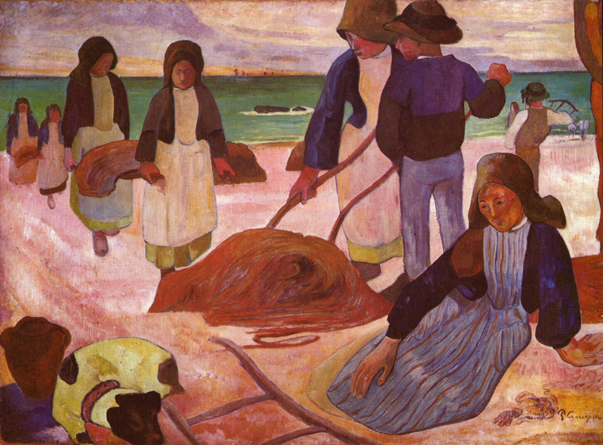 Sběrači chaluh (II) - Paul Gauguin
