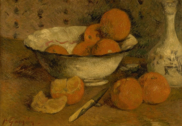 Zátiší s pomeranči - Paul Gauguin
