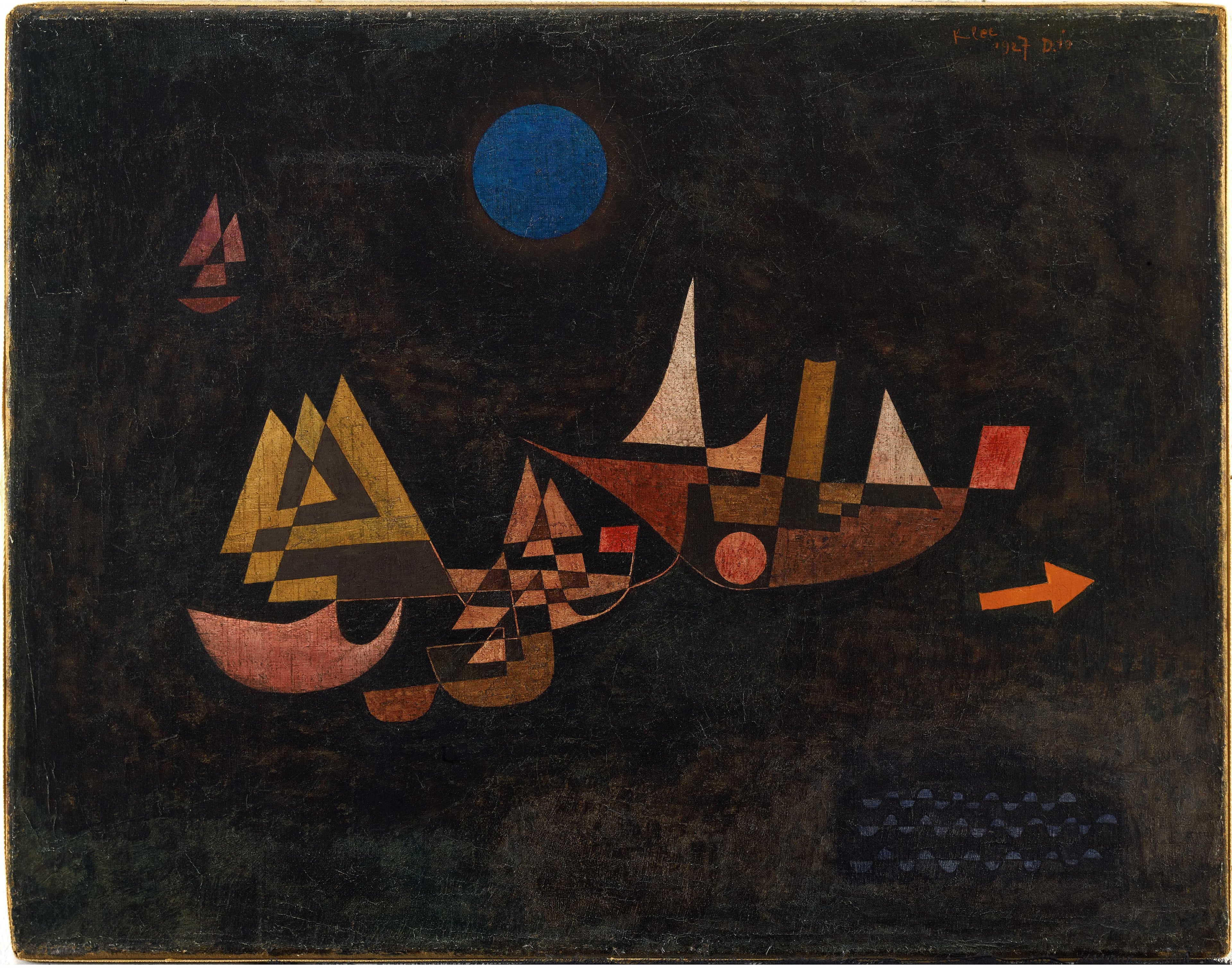 Odjezd lodí - Paul Klee
