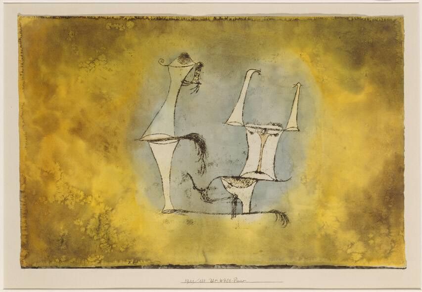 Primitivní pár - Paul Klee