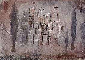 Památník na hřbitově - Paul Klee