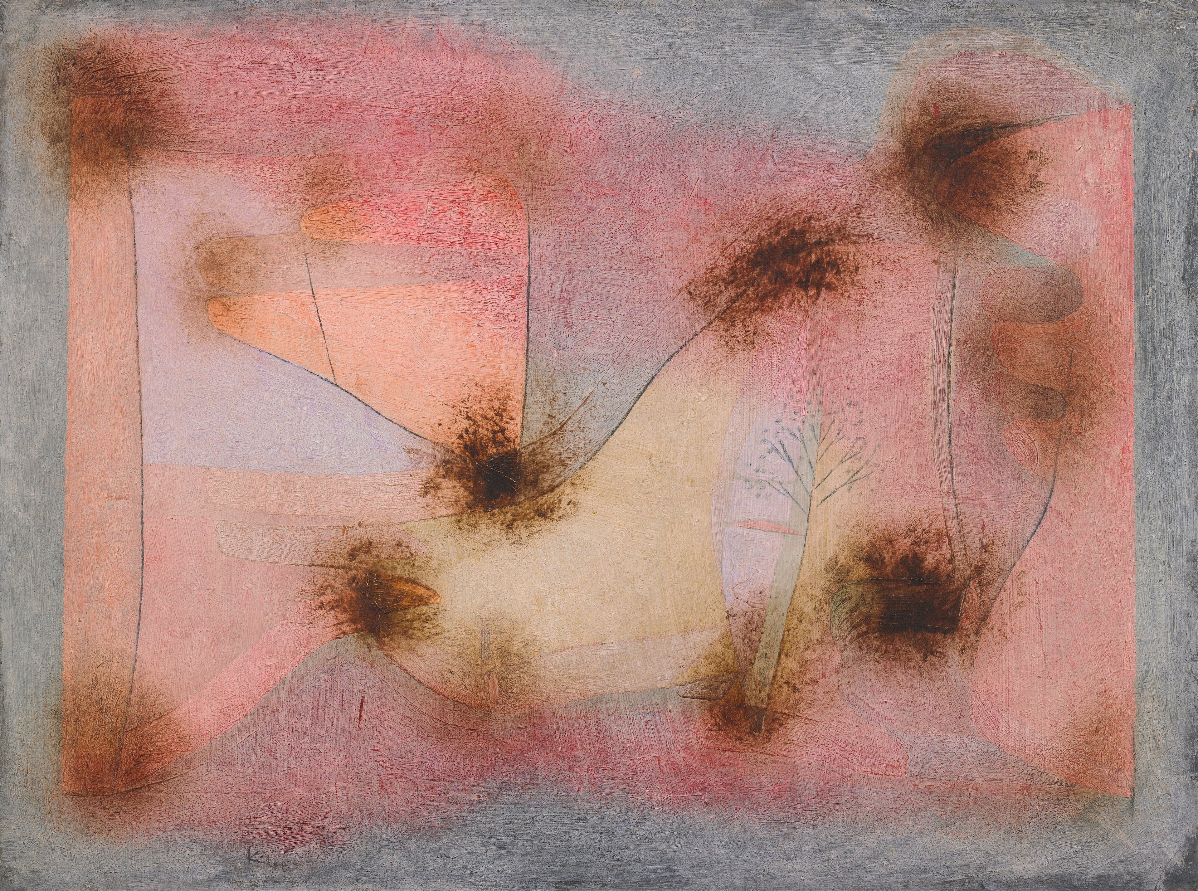 Rustikální rostliny - Paul Klee