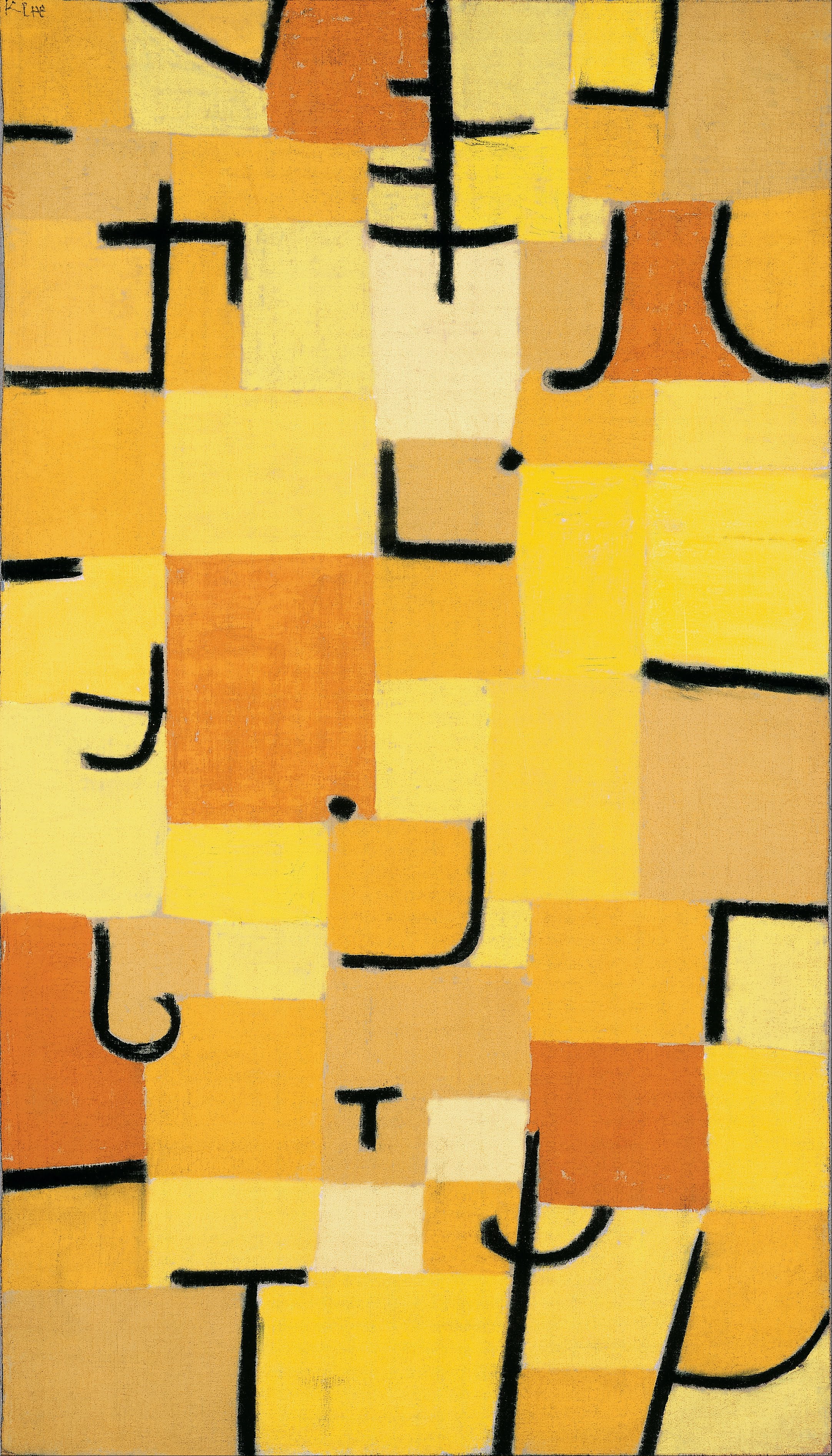 Žluté panely - Paul Klee