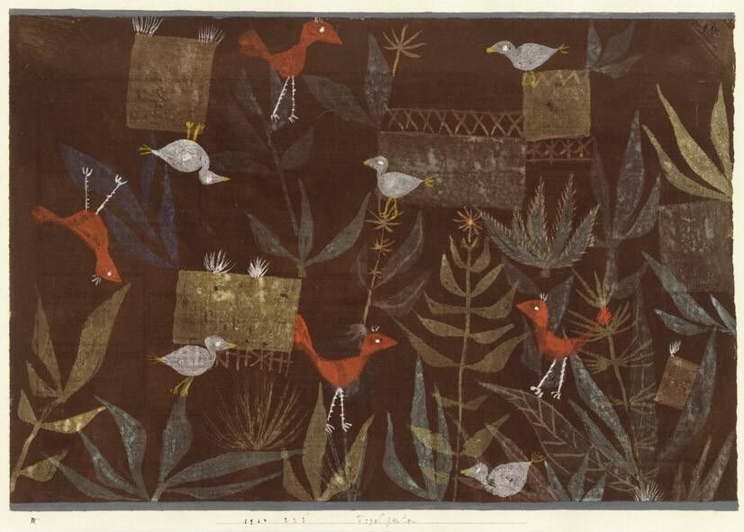 Zahrada ptáků - Paul Klee