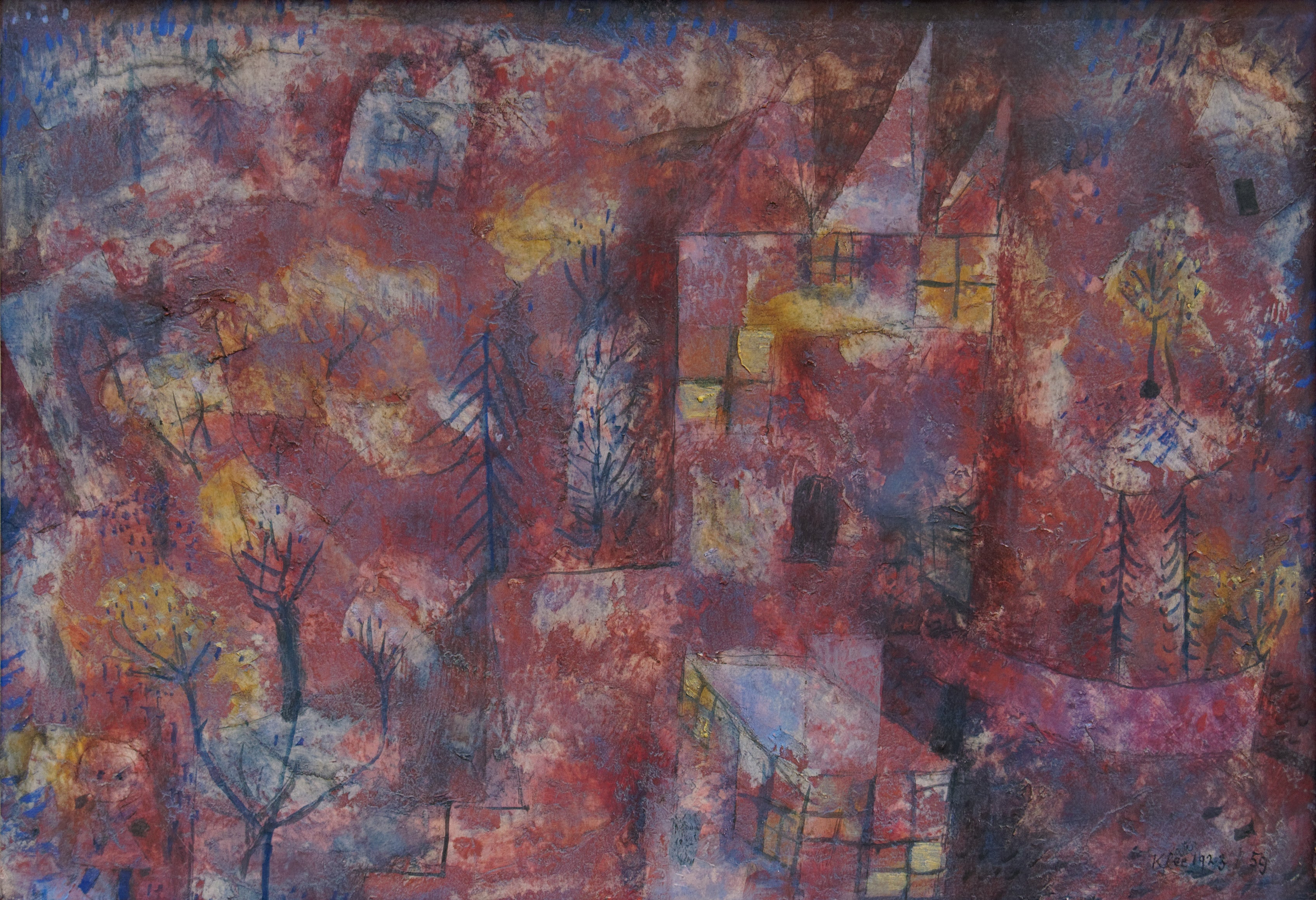 krajina s dítětem - Paul Klee