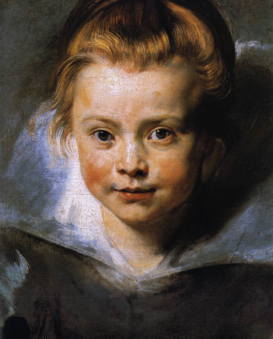 Portrait de Clara Serena Rubens, la fille de l'artiste - Peter Paul Rubens