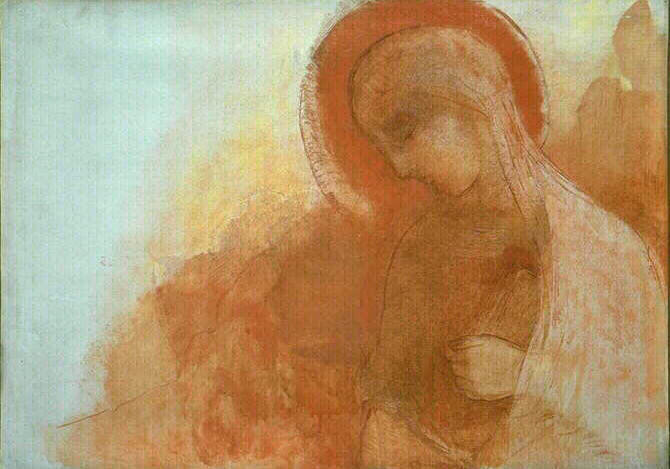 Vierge - Odilon Redon