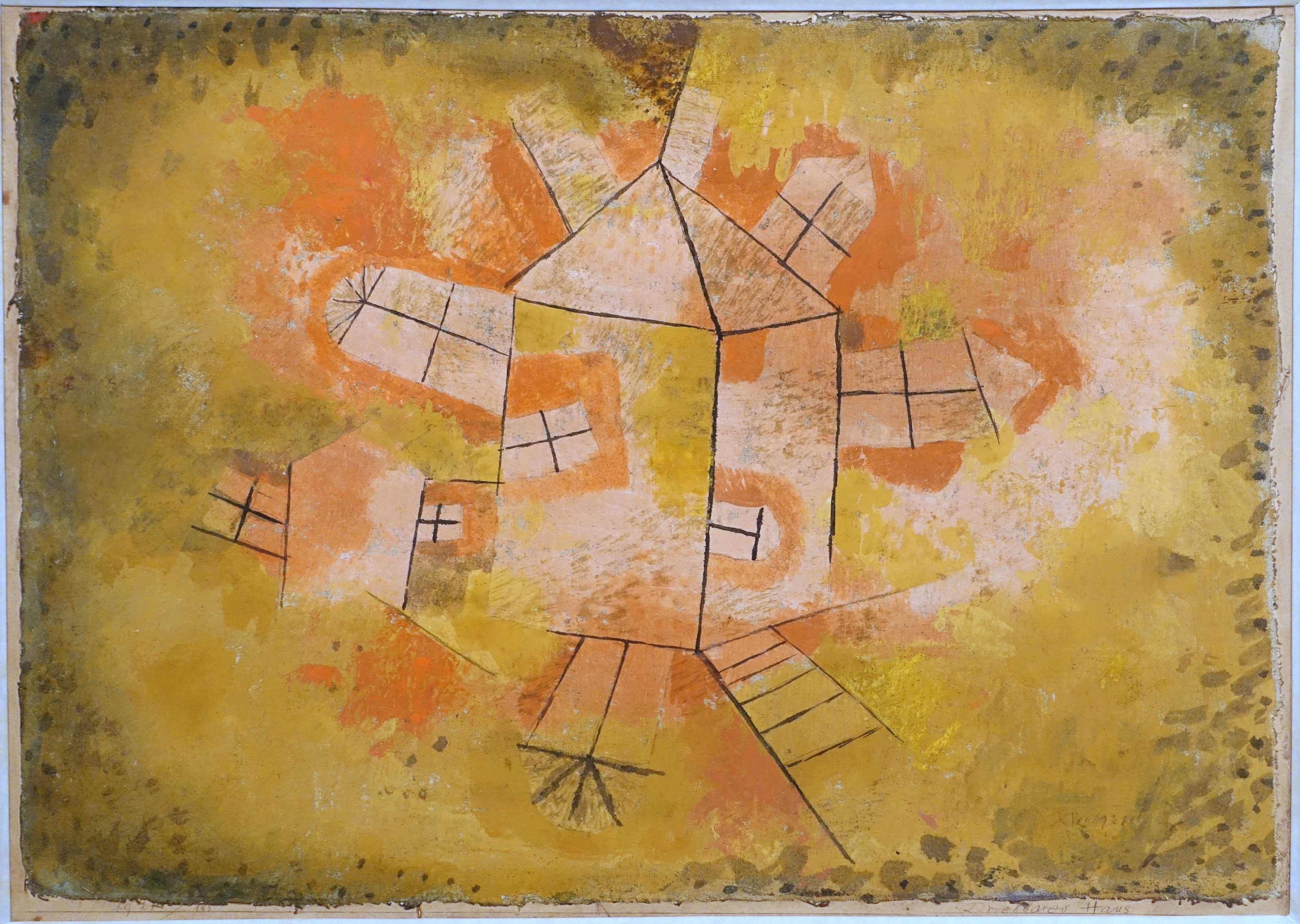 Rotující dům - Paul Klee