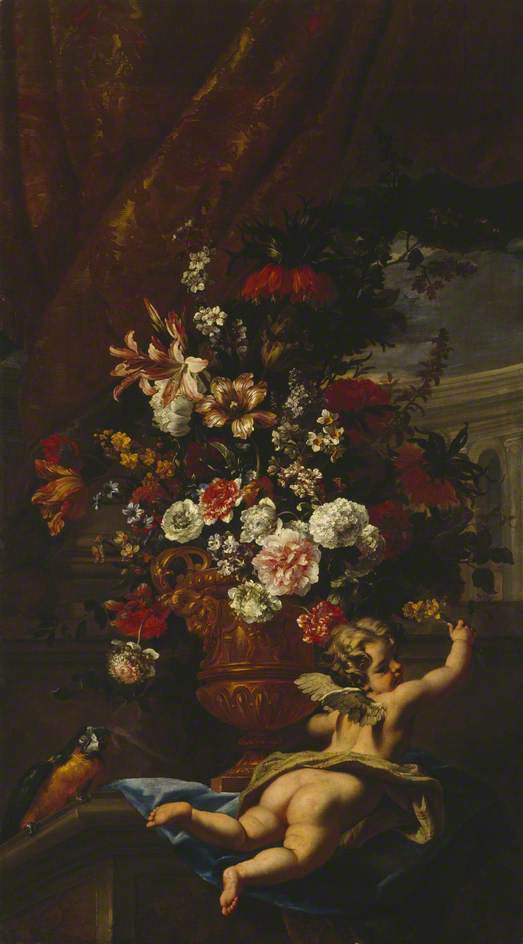 Cupidon et fleurs - Sebastiano Ricci