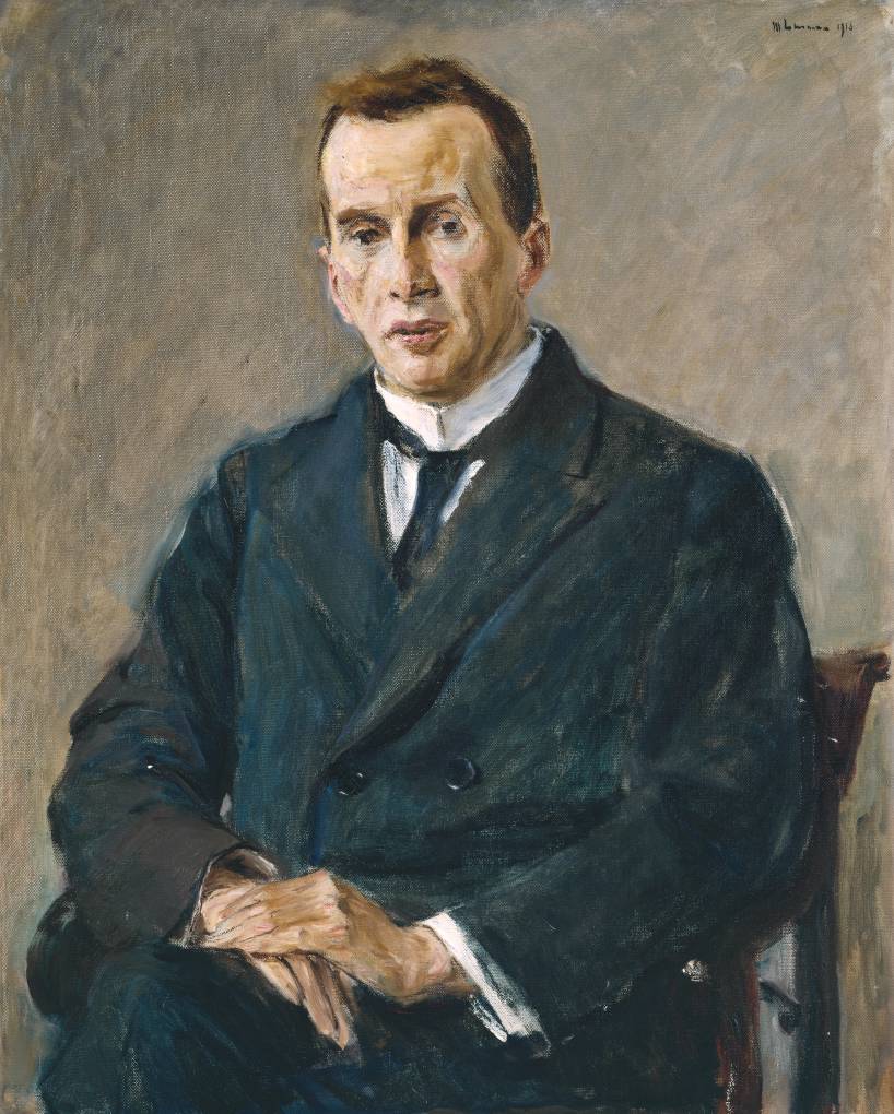 Portrét muže Profesor Cassirer - Max Liebermann