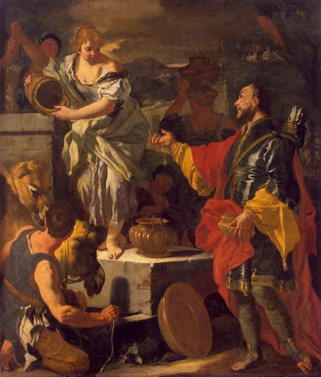Rébecca au puits - Francesco Solimena