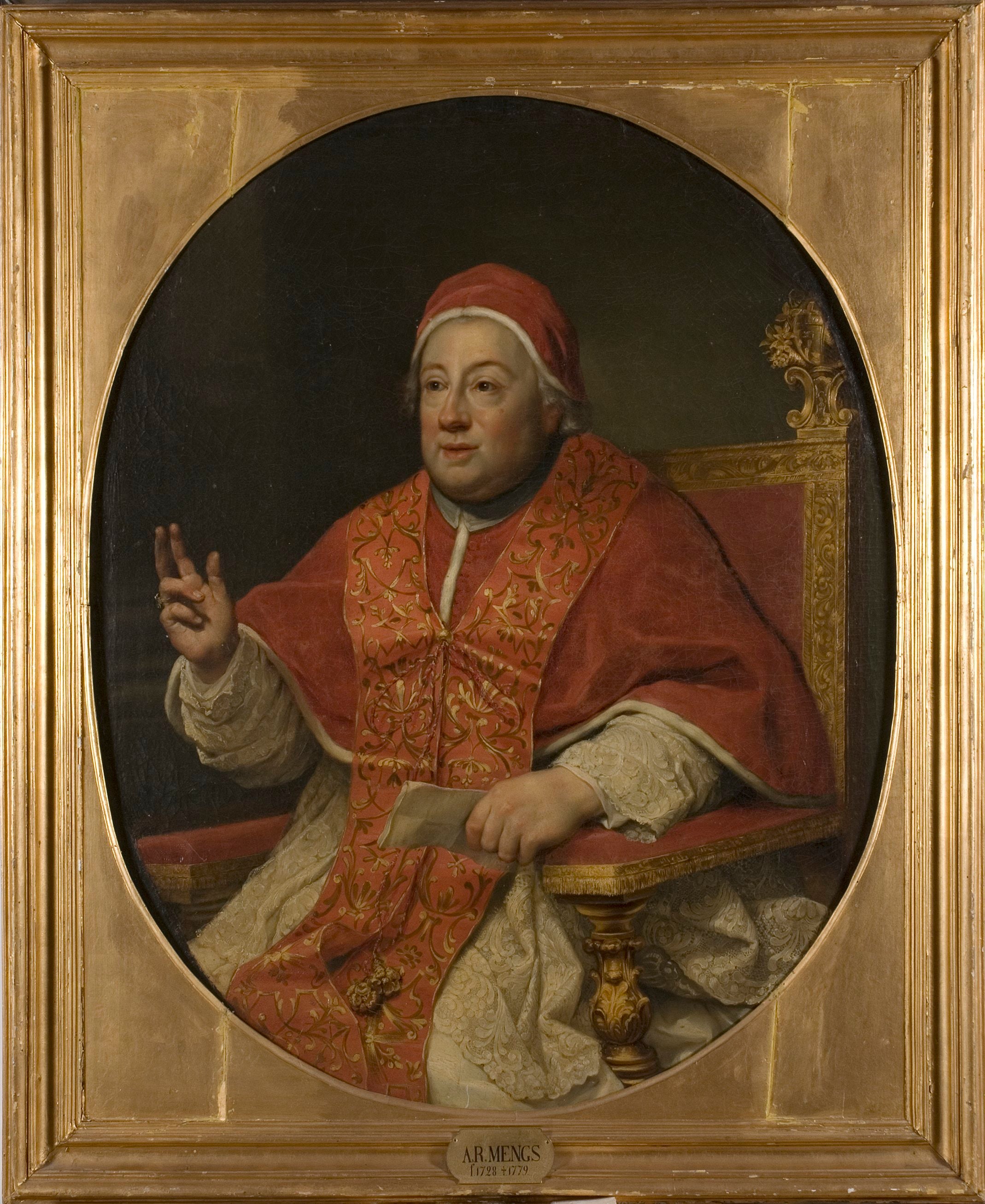 Pape Clément XIII (1693–1769) - Anton Raphael Mengs