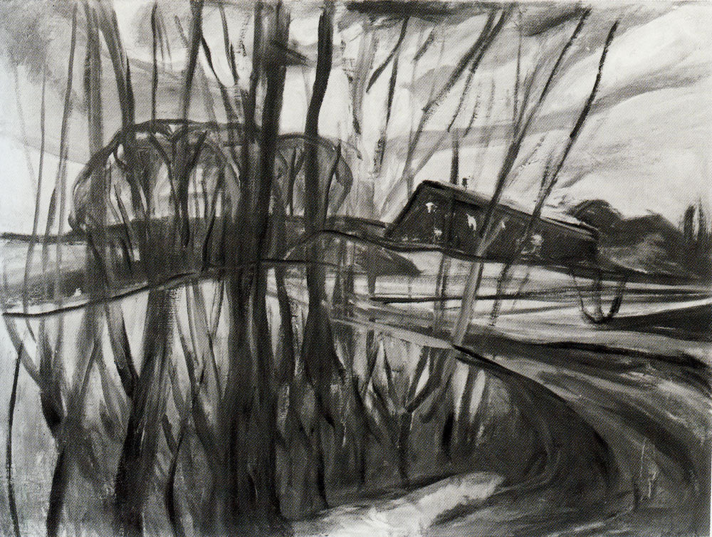 Reproduction du tableau « La Maison rouge - Edvard Munch » par Alpha Reproduction en peinture à l’huile