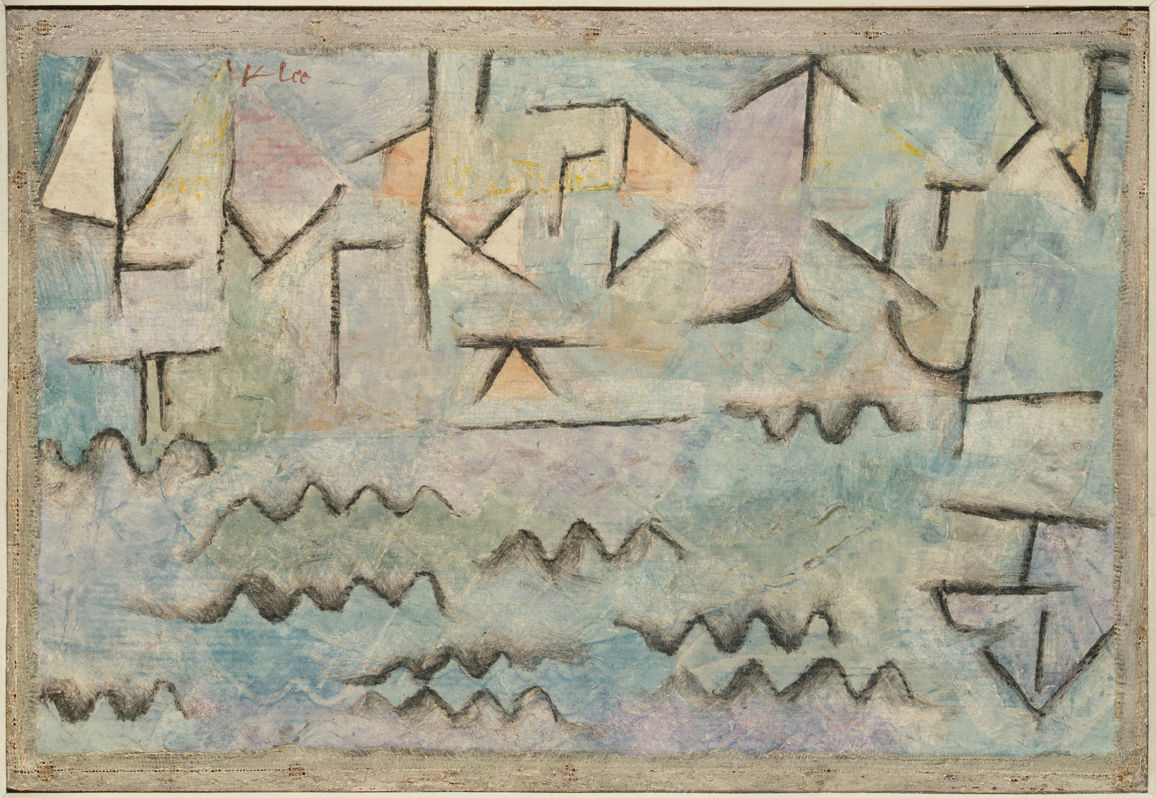 Rýn v Duisburgu - Paul Klee