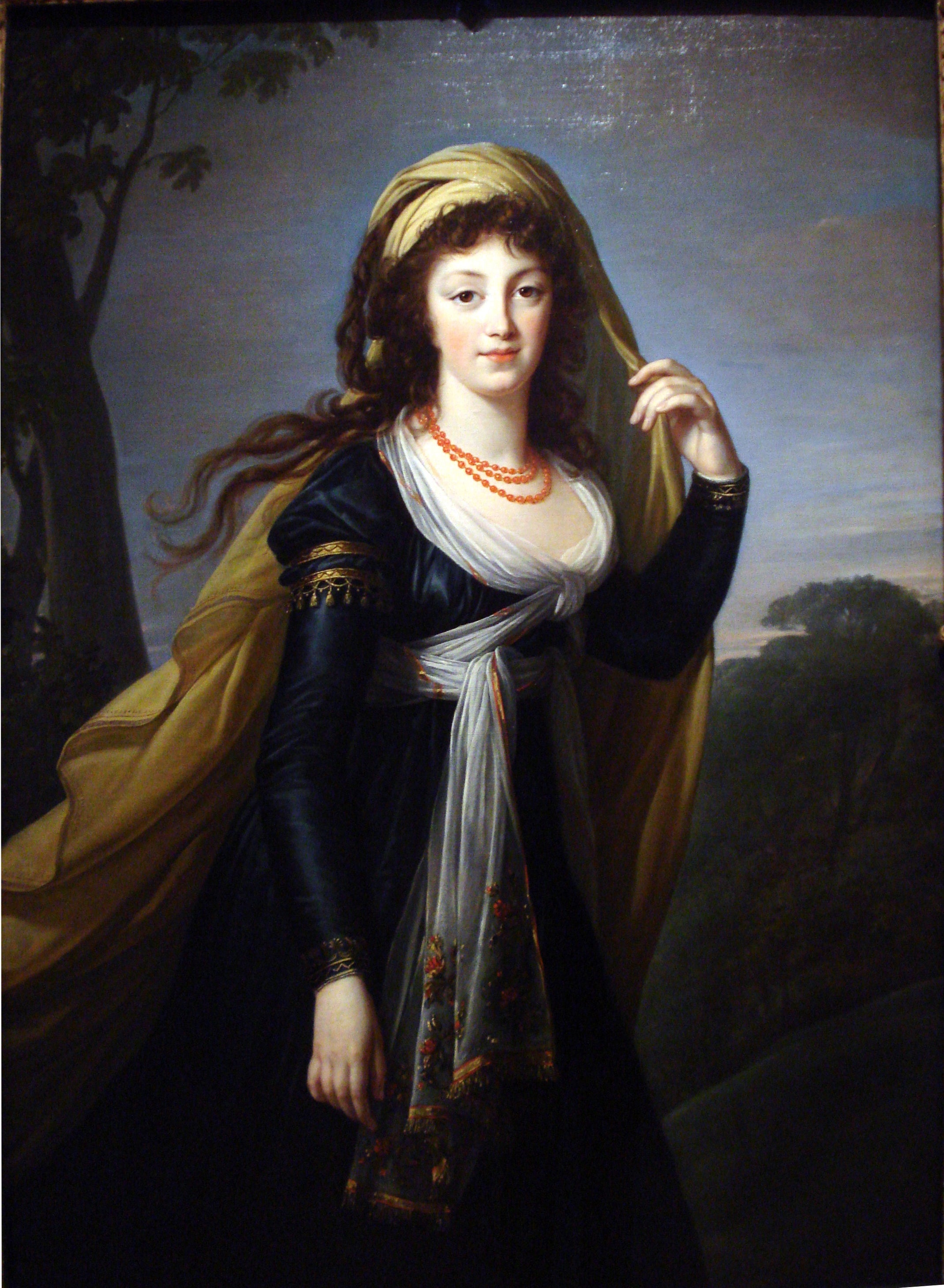 Portrait de Thérèse, comtesse Kinsky - Élisabeth Vigée Le Brun