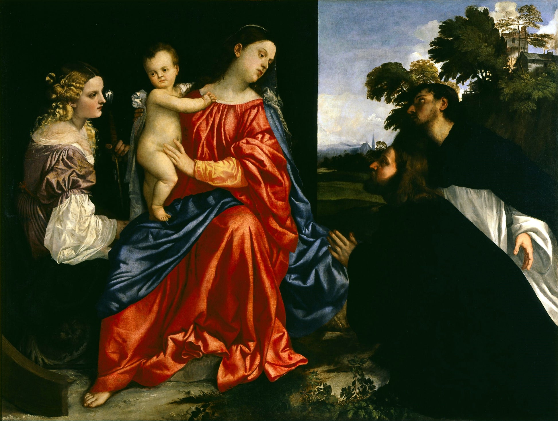 Conversation sacrée de Balbi - Titian