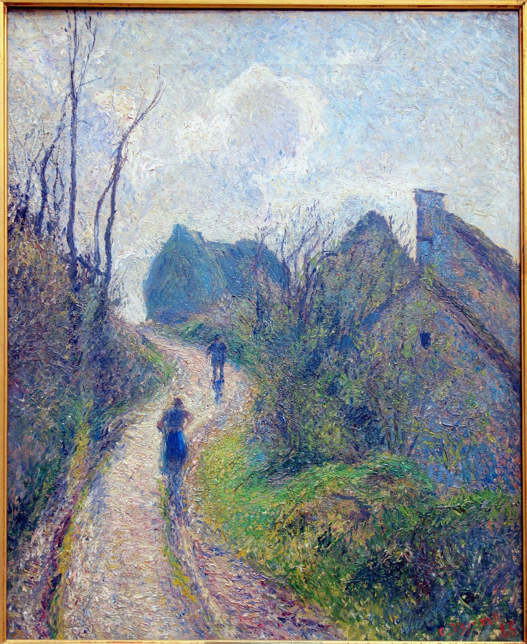 Reproduction du tableau « Sente de la Ravinière à Osny - Camille Pissarro » par Alpha Reproduction en peinture à l’huile