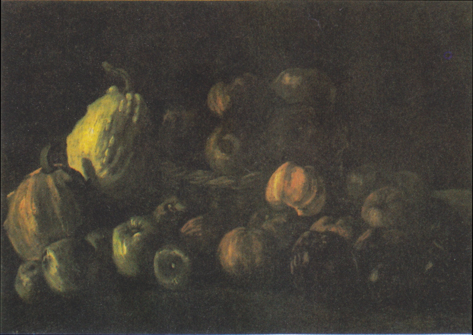 Zátiší s košíkem jablek a dvěma dýněmi - Vincent van Gogh