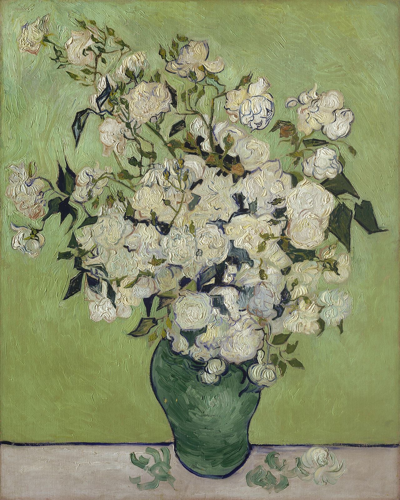 Váza s růžemi - Vincent van Gogh