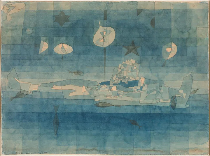 Zatopený ostrov - Paul Klee