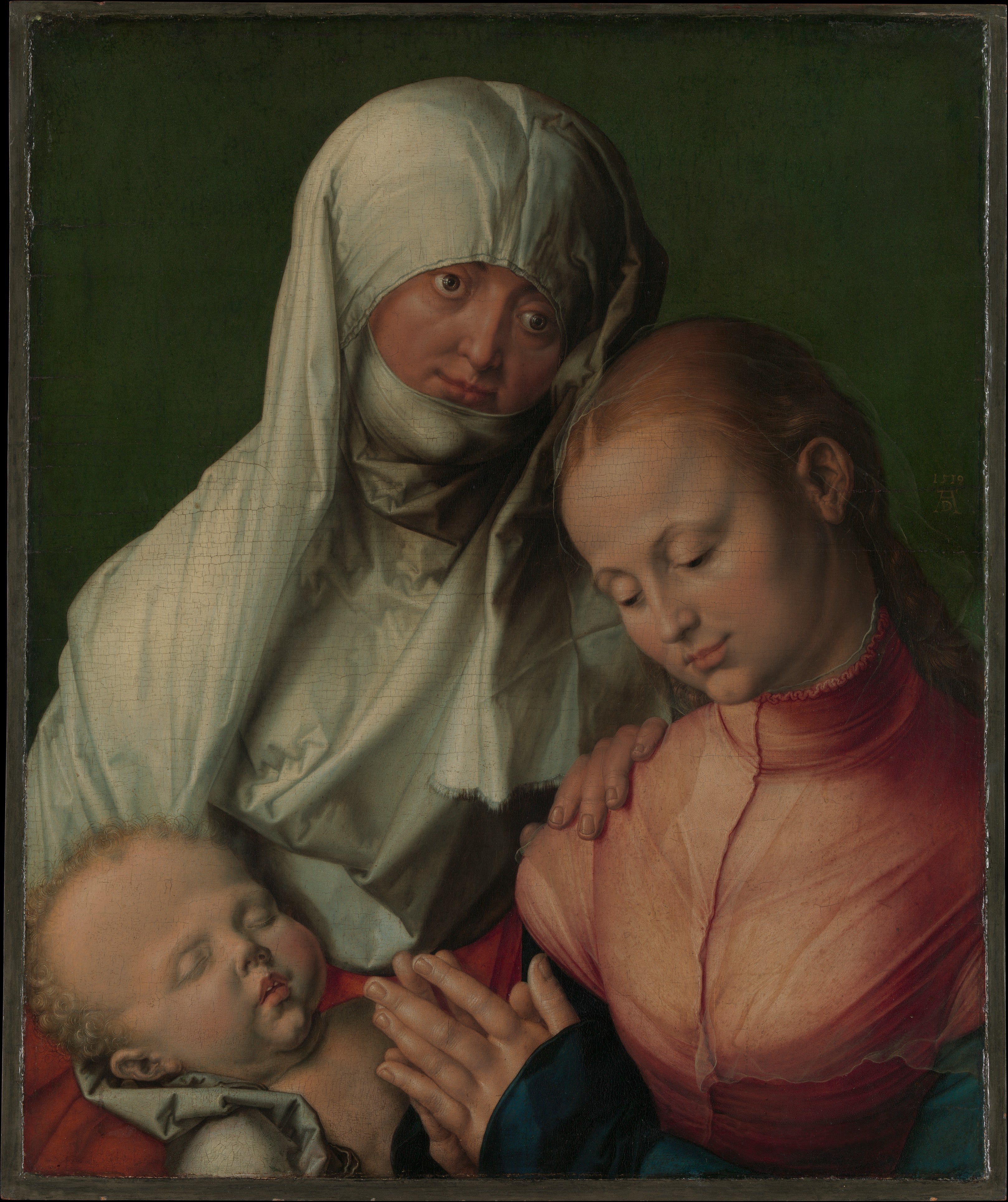 Panna Marie, Ježíšek a svatá Anna - Albrecht Dürer