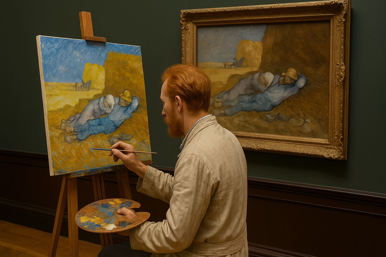 Van Gogh La Sieste : Když se klid venkovana stane věčným uměleckým dílem