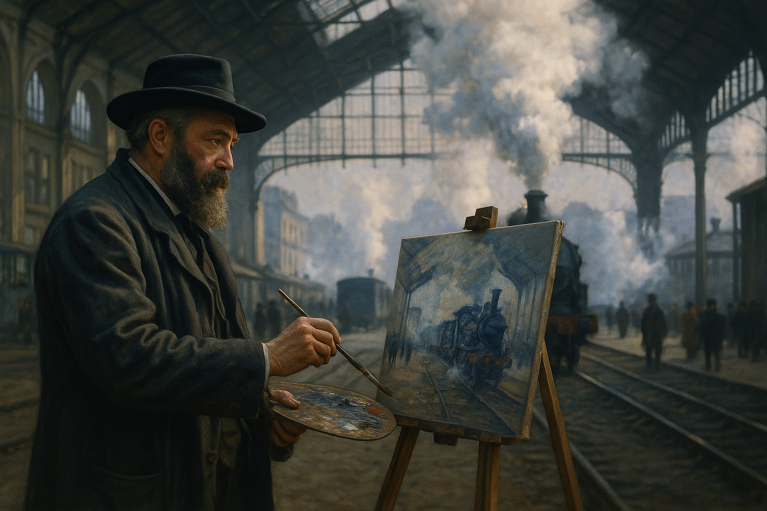 Nádraží Saint-Lazare: Kde Monet maloval modernitu v kouři