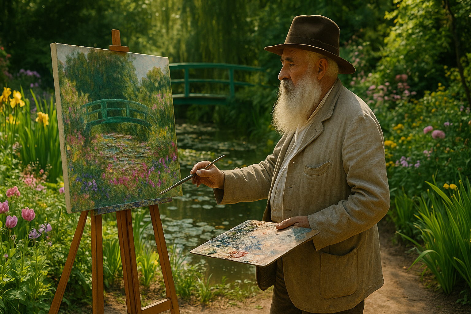 Claude Monet zahrada: květinová symfonie zachycená v malbě