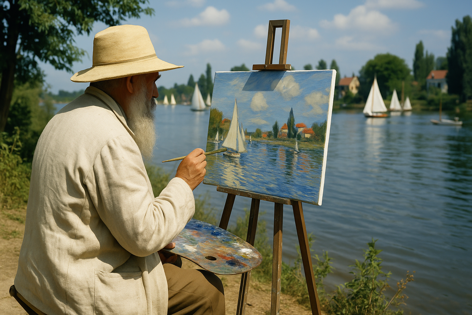 Claude Monet v Argenteuil: Analýza klíčových děl (1871-1878)