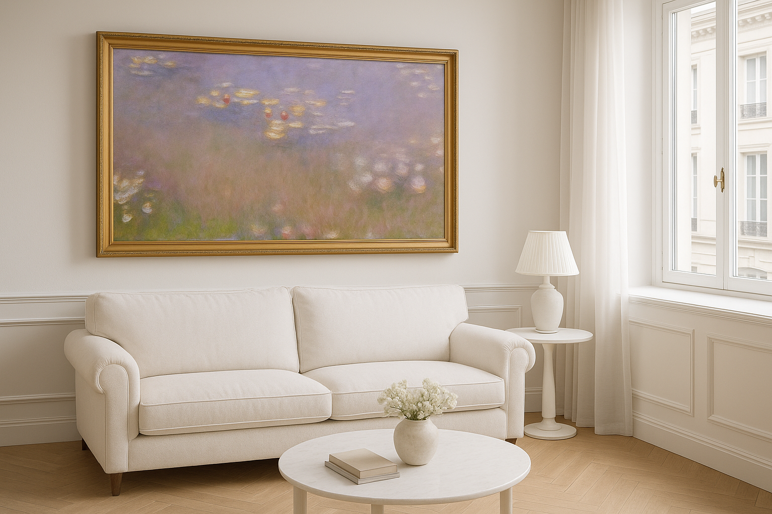 Kde pověsit Monet? Obývací pokoj, ložnice, kancelář... Kompletní průvodce