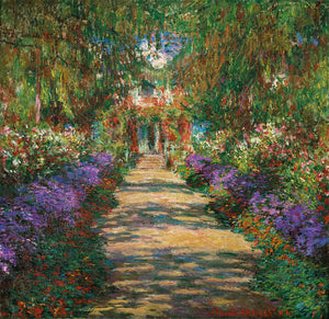 100 Slavných obrazů ze zahrady v Giverny – Claude Monet