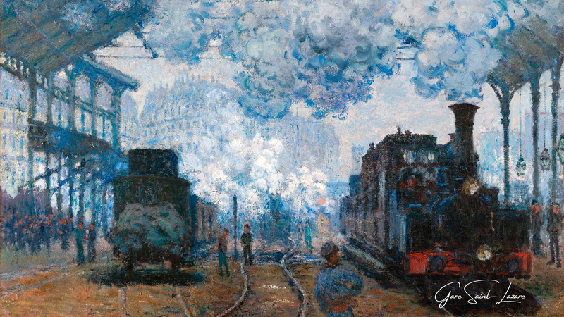 Nádraží Saint-Lazare Monet