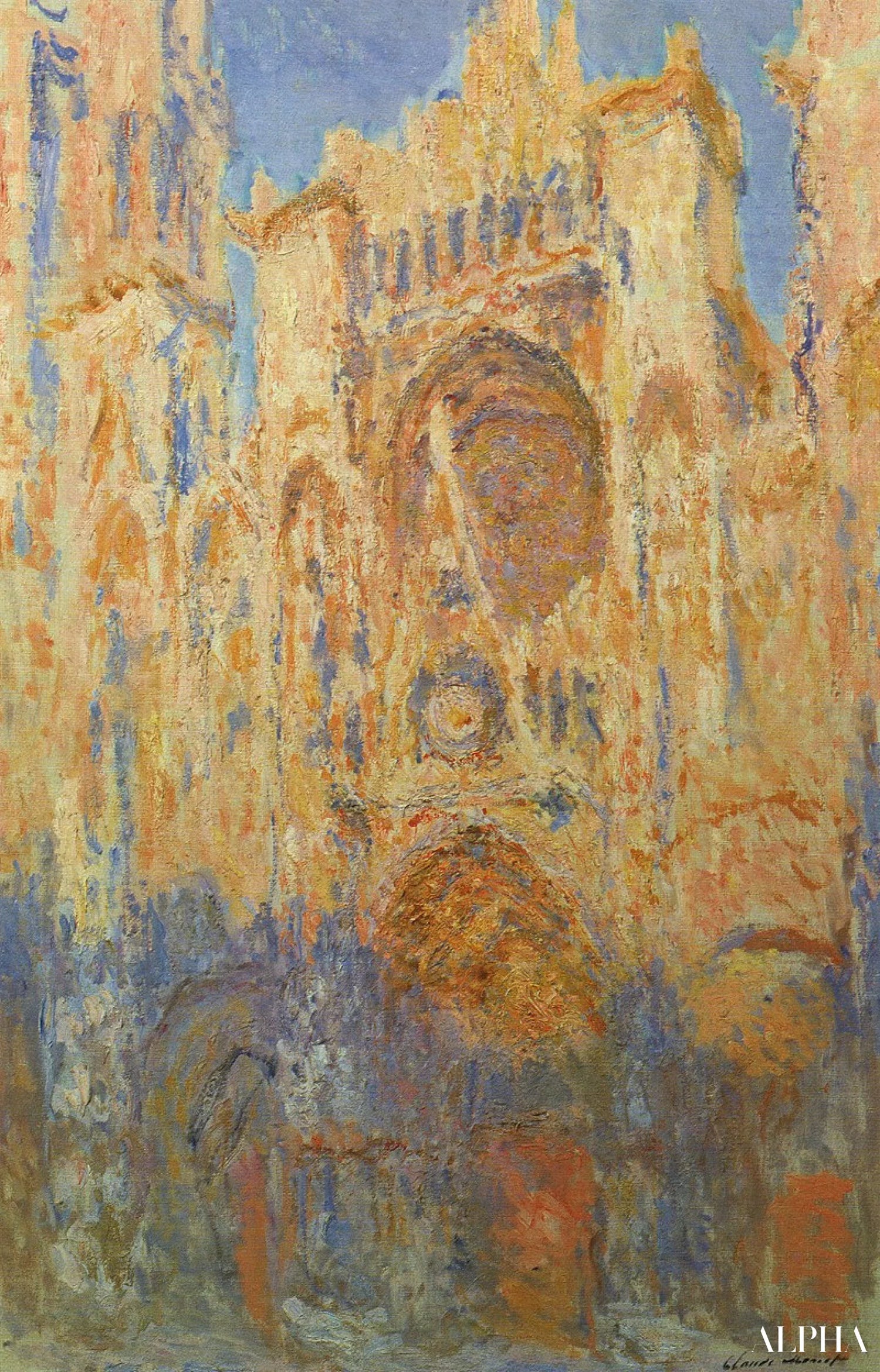 20 Tableaux Célèbres de la Cathédrales de Rouen – Claude Monet