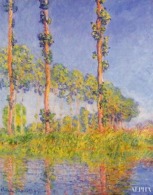 20 Slavných obrazů Topolů – Claude Monet