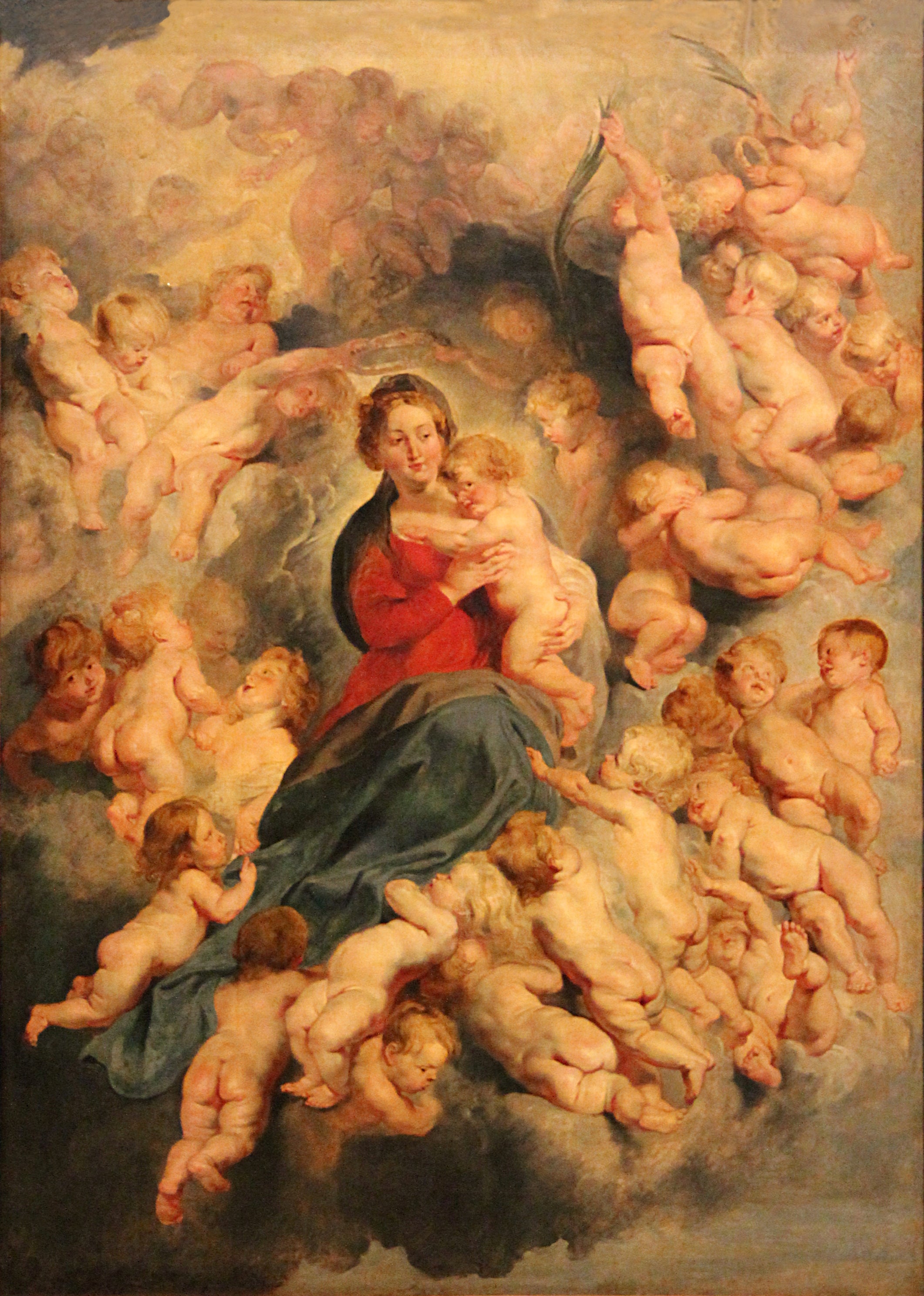 La Vierge à l'Enfant entourée des saints Innocents - Peter Paul Rubens