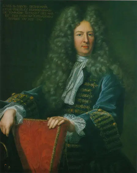 Portrait de Louis-Nicolas Le Tonnelier baron de Breteuil (1648-1728) - Hyacinthe Rigaud - Alpha Reproduction