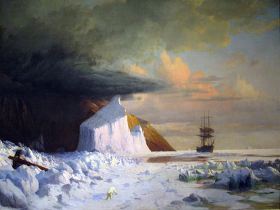 Un été arctique: perçage de la banquise dans la baie de Melville - William Bradford - Alpha Reproduction