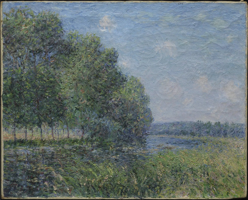 Pohled na řeku - Alfred Sisley