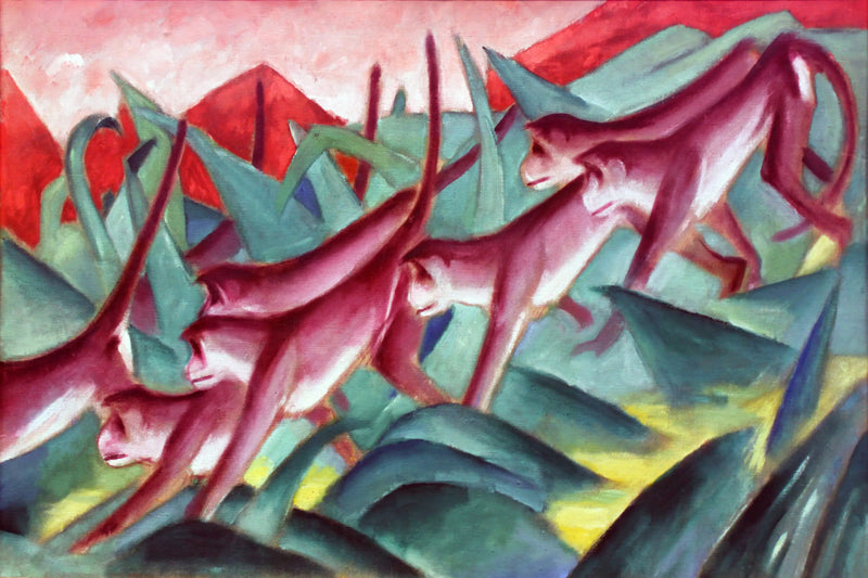 Pás opic - Franz Marc