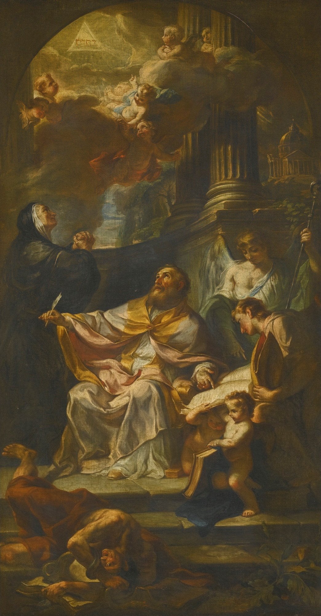 Saint Augustin triomphant de l'hérésie - Francesco Solimena