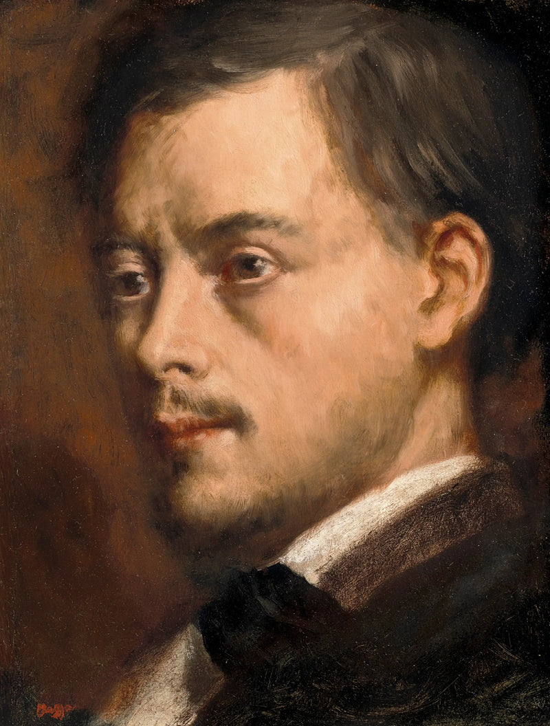 Hlava muže - Edgar Degas