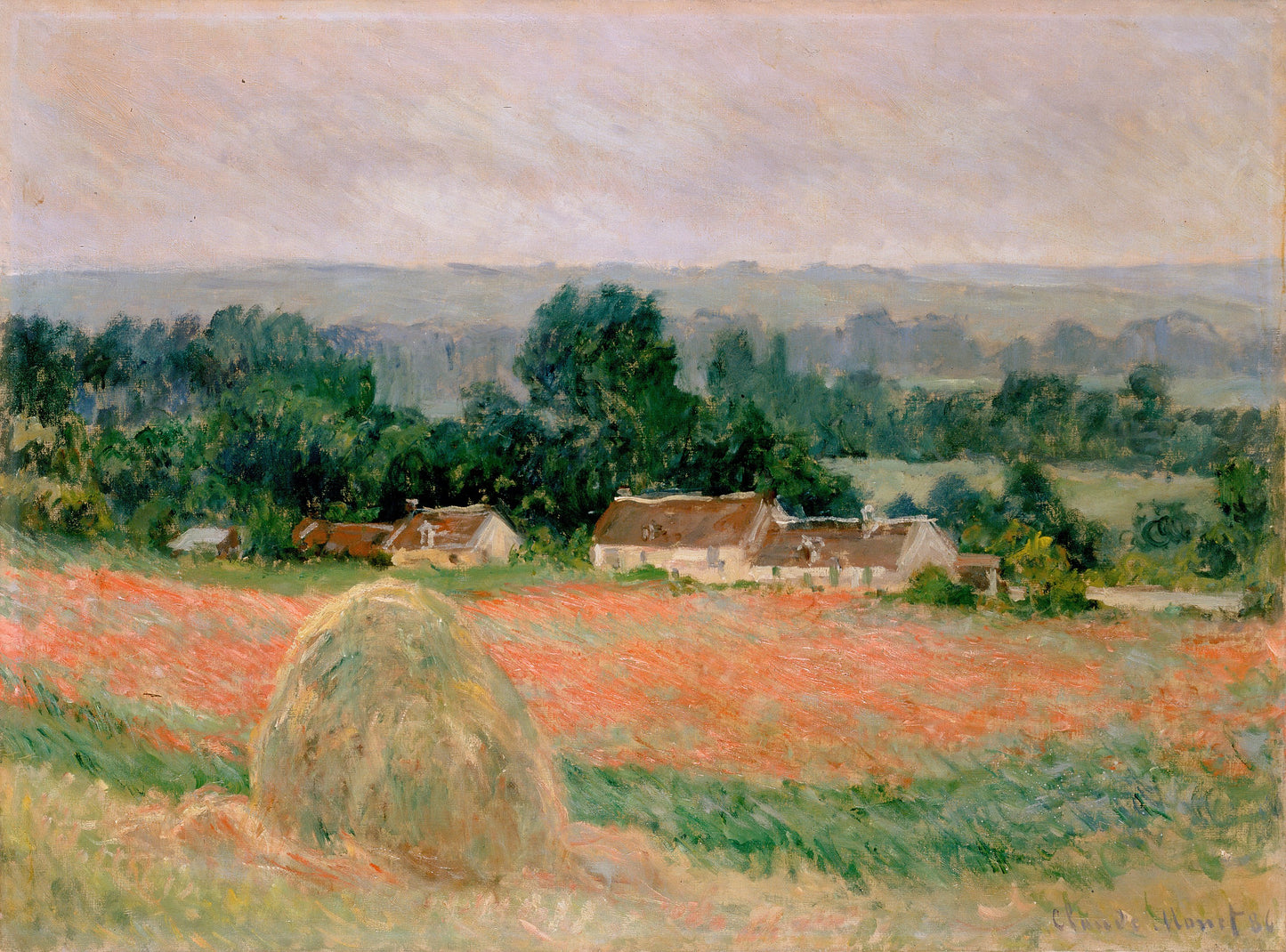 Mlýn v Giverny - Claude Monet