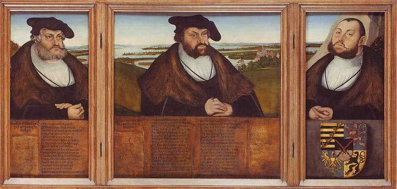 Tři voličové Saska - Lucas Cranach starší