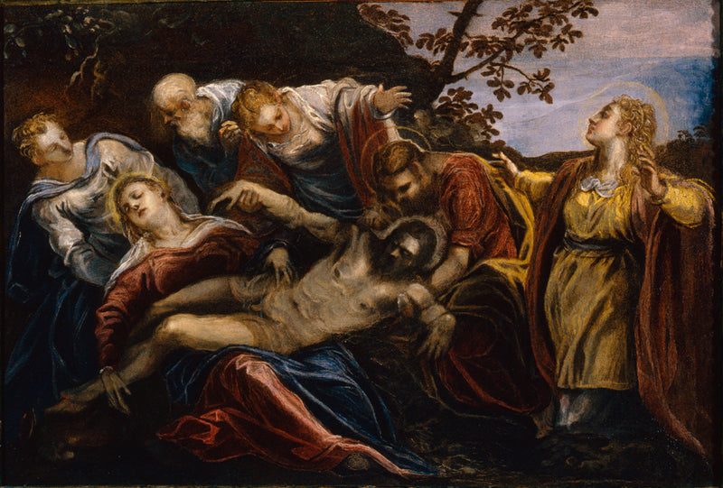 Lamentace nad mrtvým Kristem - Jacopo Tintoretto