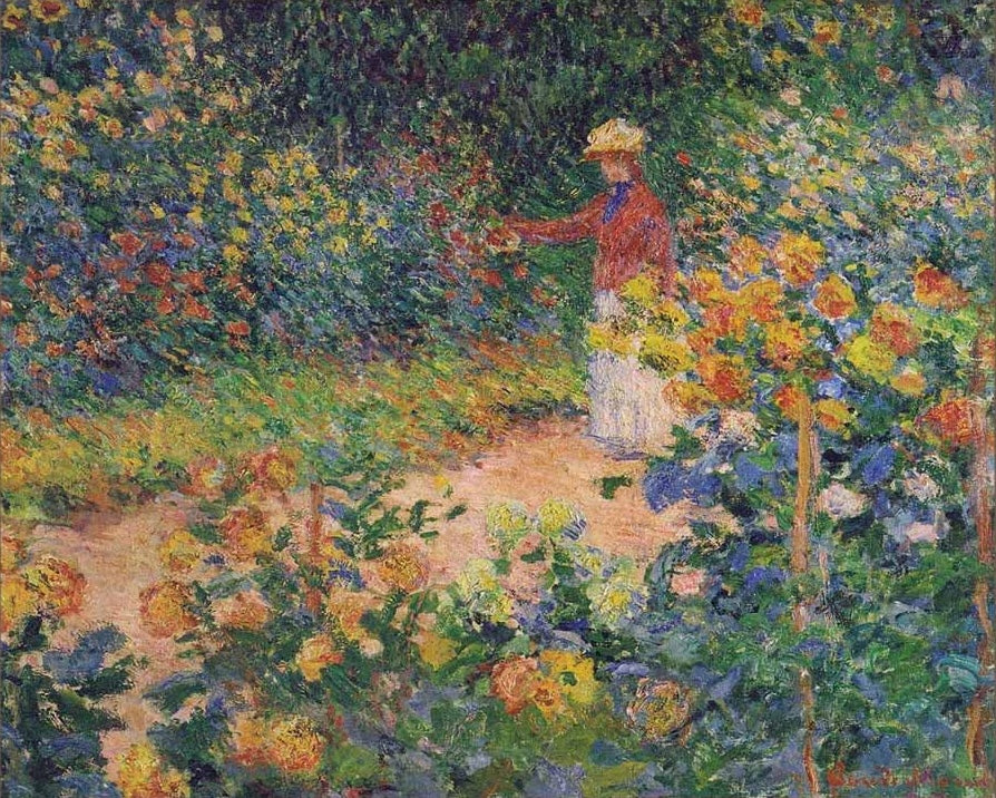 Zahrada Clauda Moneta v Giverny – kolem roku 1895