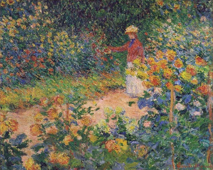 Zahrada Clauda Moneta v Giverny – kolem roku 1895